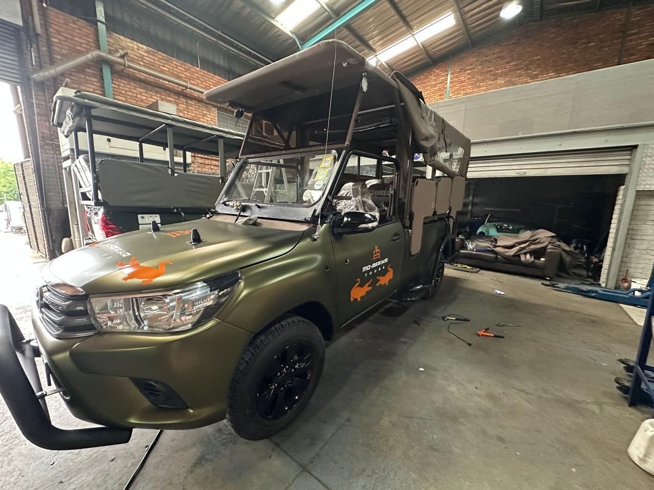 Dawati game-view vehicle in the workshop